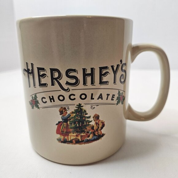 Galerie Hershey's Chocolate Coffee Mug Cocoa Jumbo Christmas Cup - Picture 1 of 9